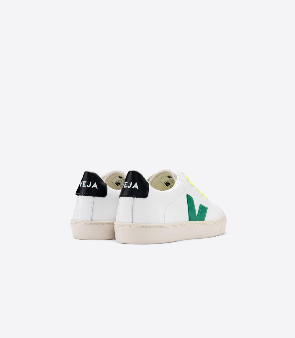 Veja Sneakers Barn - Esplar Läder - Vita - 685397-ZYA